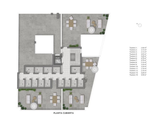 2 sovrum Takvåning till salu i Guardamar Playa, Guardamar del Segura med pool - 360 000 € (Ref: 9383575)