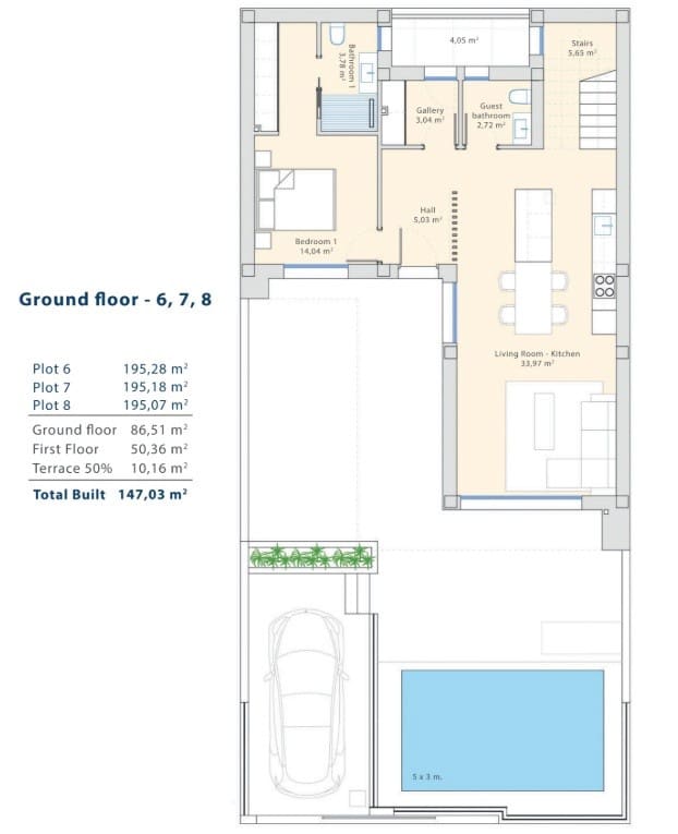 3 quarto Moradia para venda em Dolores com piscina - 389 000 € (Ref: 9436228)