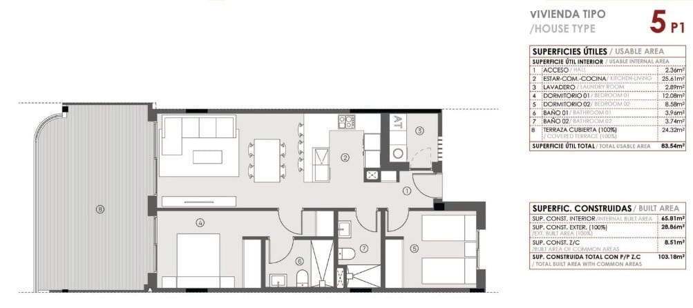 2 sypialnia Apartament na sprzedaż w Torrevieja z basenem - 280 000 € (Ref: 9436231)