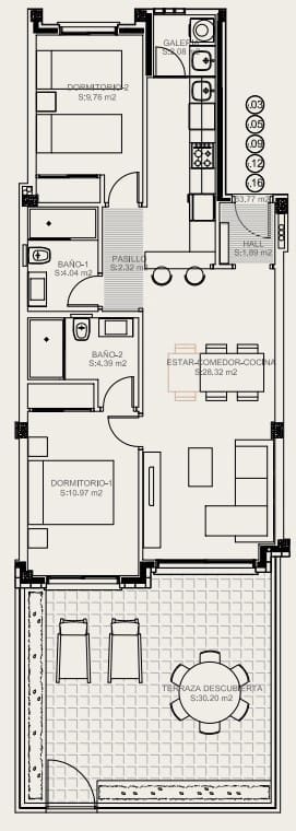 2 quarto Apartamento para venda em Torrevieja com piscina - 263 900 € (Ref: 9444505)