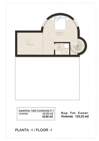 3 chambre Villa/Maison à vendre à Pinar de Campoverde, Pilar de la Horadada avec piscine - 599 900 € (Ref: 9447031)