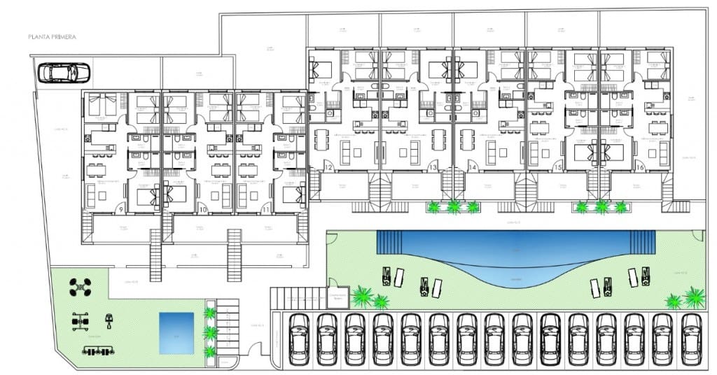 3 slaapkamer Penthouse te koop in Pilar de la Horadada met zwembad - € 290.000 (Ref: 9449790)