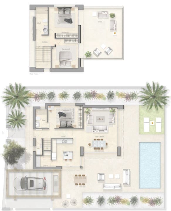 3 chambre Villa/Maison à vendre à Pilar de la Horadada avec piscine - 574 000 € (Ref: 9450698)