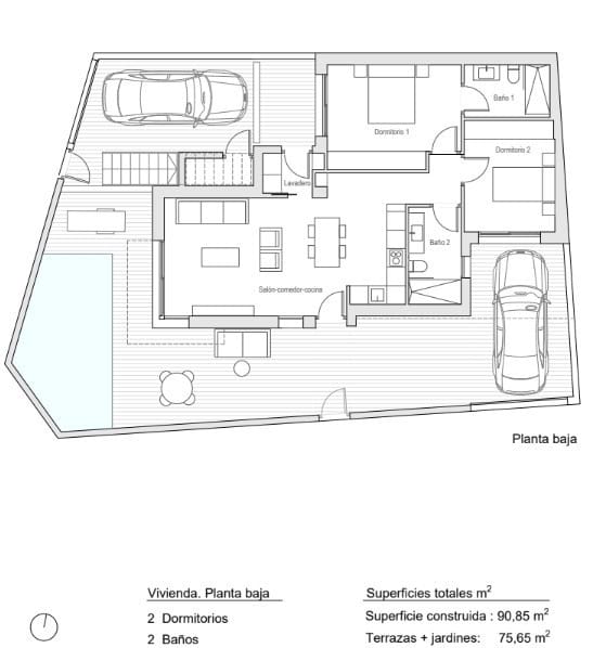 2 Zimmer Apartment zu verkaufen in Pilar de la Horadada mit Pool - 359.000 € (Ref: 9450699)