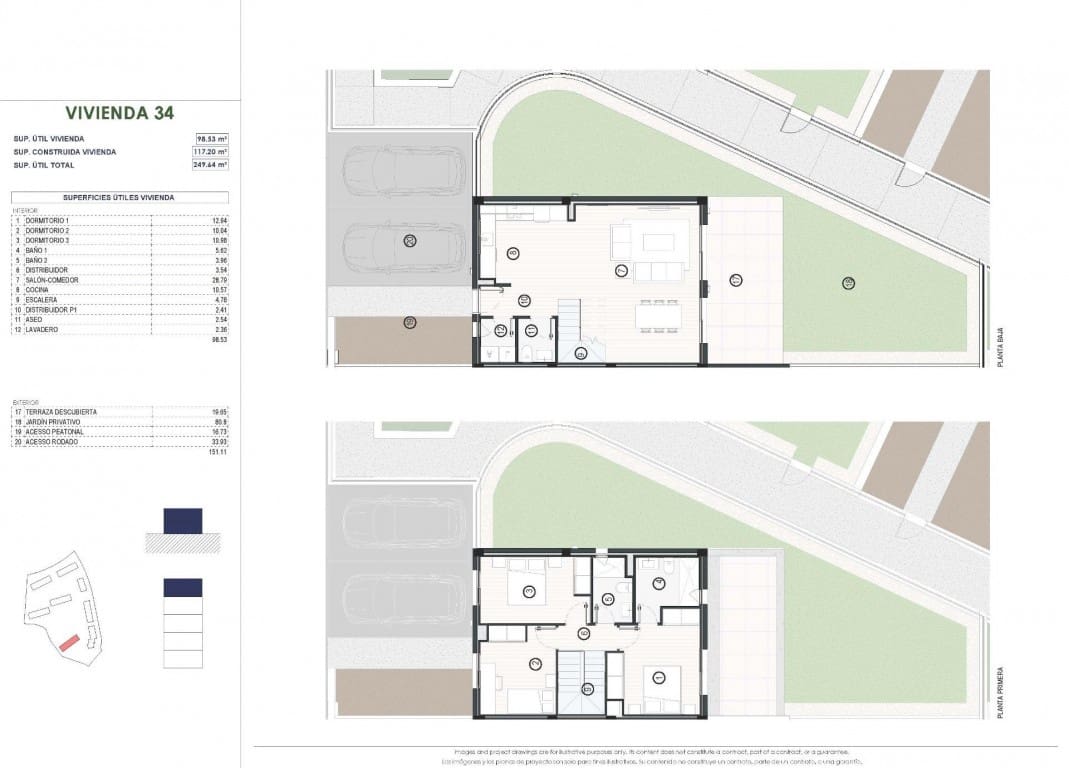 3 makuuhuone Omakotitalo myytävänä paikassa Finestrat mukana uima-altaan - 425 000 € (Ref: 9462683)