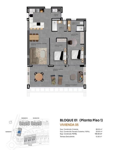 2 bedroom Apartment for sale in Finestrat with pool - € 375,000 (Ref: 9528577)
