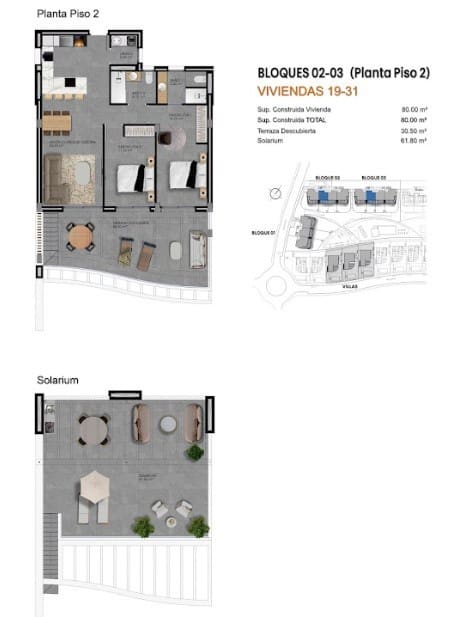 2 soveværelse Penthouse til salg i Finestrat med swimmingpool - € 485.000 (Ref: 9528578)