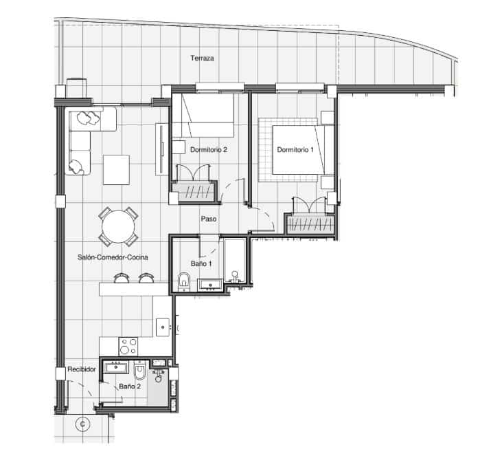 2 Zimmer Apartment zu verkaufen in Bigastro mit Pool - 179.900 € (Ref: 9546977)
