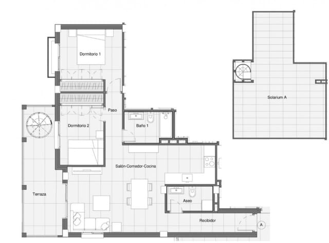 2 bedroom Penthouse for sale in Bigastro with pool - € 209,900 (Ref: 9546978)