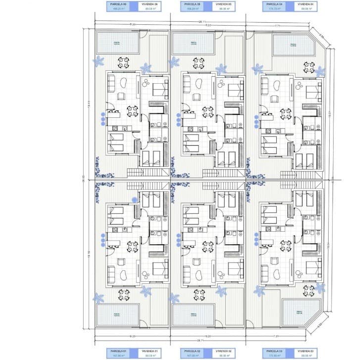 3 chambre Villa/Maison à vendre à Torre-Pacheco avec piscine - 259 900 € (Ref: 9583534)