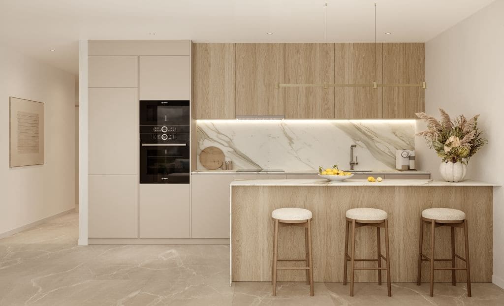 2 makuuhuone Huoneisto myytävänä paikassa Finestrat mukana uima-altaan - 450 000 € (Ref: 9596461)