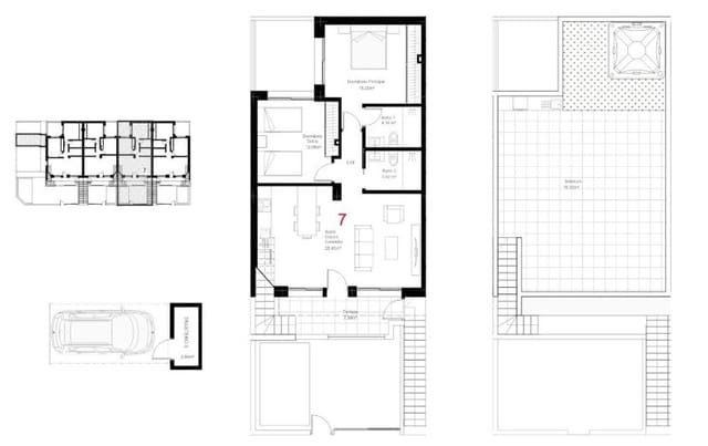 2 camera da letto Attico in vendita in Los Peñascos - El Salero - Los Imbernones, San Pedro del Pinatar con piscina - 319.900 € (Rif: 9677889)