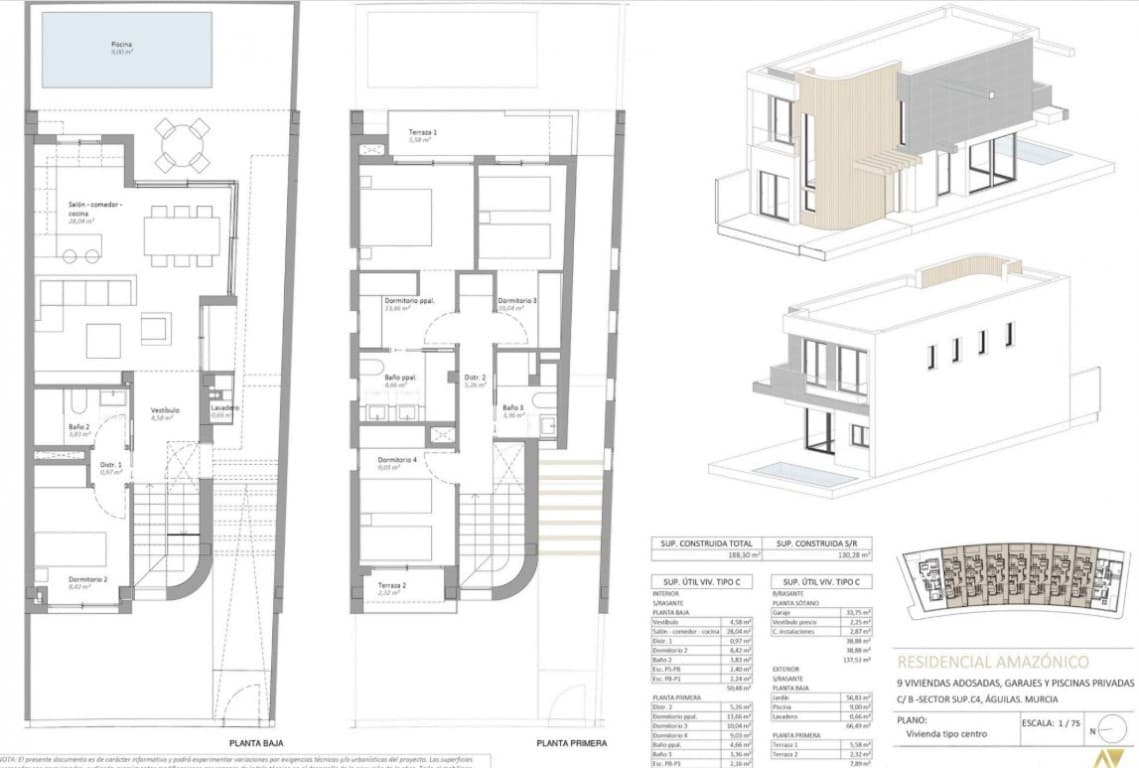 4 bedroom Villa for sale in Aguilas with pool - € 399,000 (Ref: 9678183)
