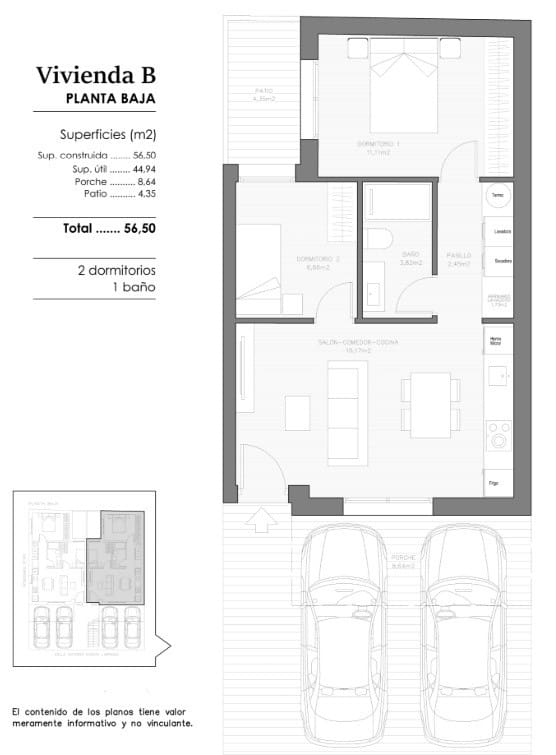 2 camera da letto Appartamento in vendita in Benejuzar - 131.250 € (Rif: 9781117)