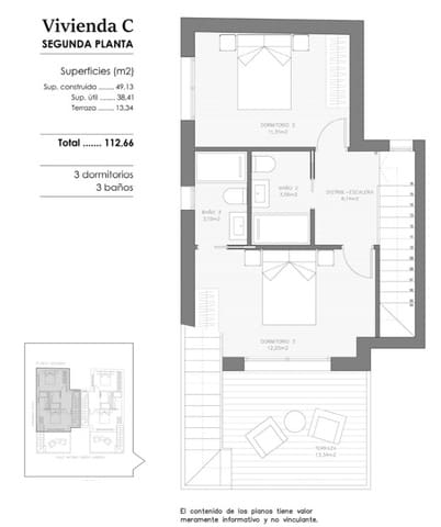 3 camera da letto Attico in vendita in Benejúzar - 225.570 € (Rif: 9782135)