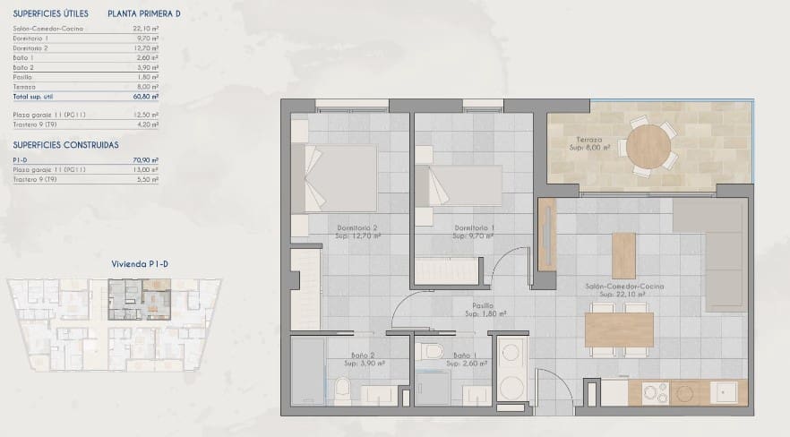 2 sovrum Lägenhet till salu i Los Cuarteros med pool - 239 000 € (Ref: 9797455)