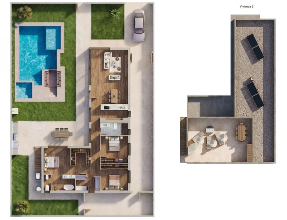 3 soveværelse Villa til salg i Sucina med swimmingpool - € 595.000 (Ref: 9818774)