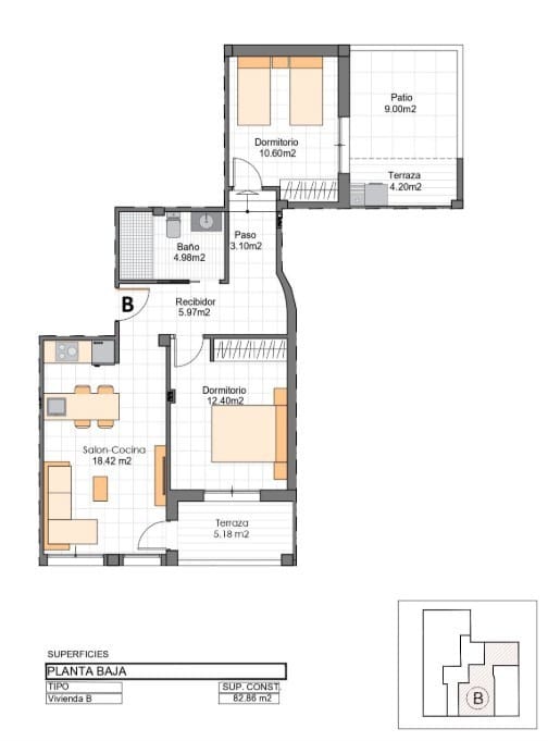 2 slaapkamer Appartement te koop in Lo Pagan met zwembad - € 277.400 (Ref: 9831978)