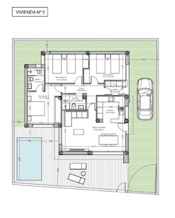 3 quarto Moradia para venda em Pilar de la Horadada com piscina garagem - 448 000 € (Ref: 9860826)