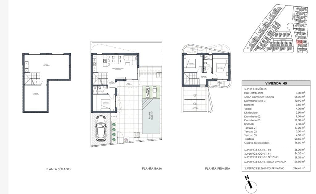 3 quarto Moradia para venda em Algorfa com piscina - 420 000 € (Ref: 9879523)