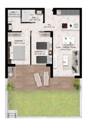 2 soverom Leilighet til salgs i Torre de la Horadada med svømmebasseng garasje - € 398 090 (Ref: 9948838)