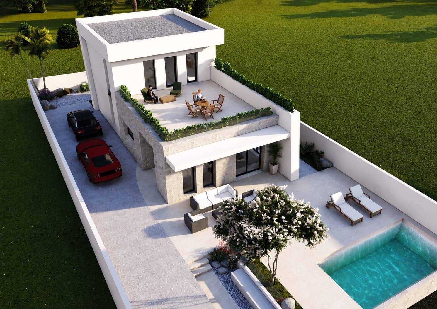 3 Zimmer Villa zu verkaufen in Benferri mit Pool - 396.000 € (Ref: 9976552)