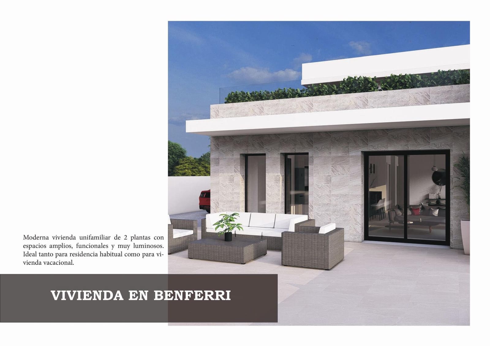 3 Zimmer Villa zu verkaufen in Benferri mit Pool - 396.000 € (Ref: 9976552)