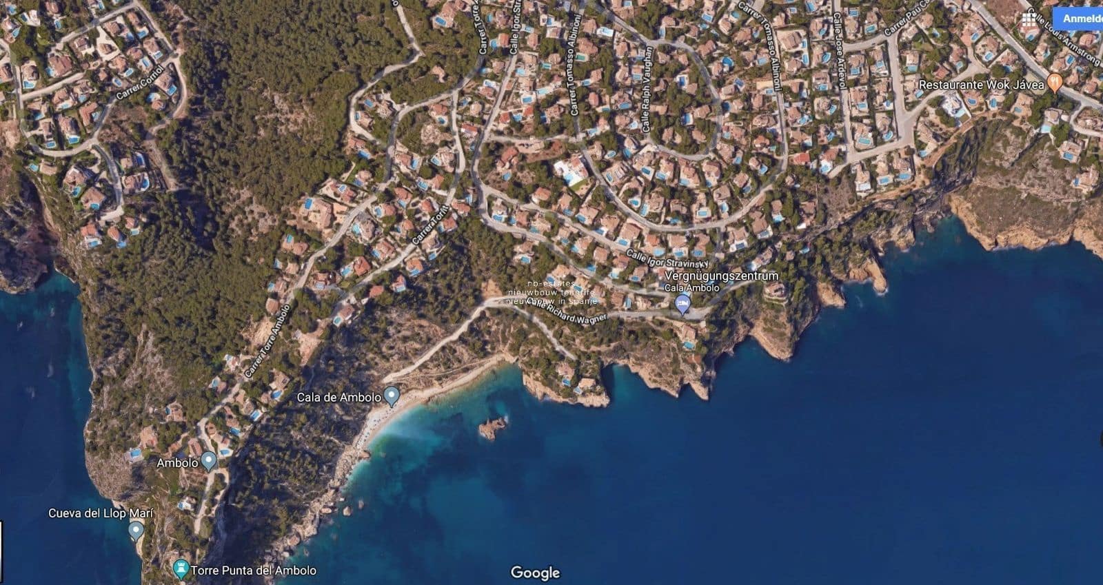 Byggetomt til salgs i Javea / Xabia - € 1 950 000 (Ref: 9414297)