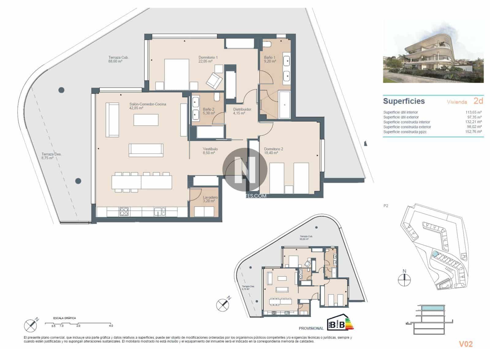 2 bedroom Penthouse for sale in Playa San Juan with pool garage - € 1,950,000 (Ref: 9833051)