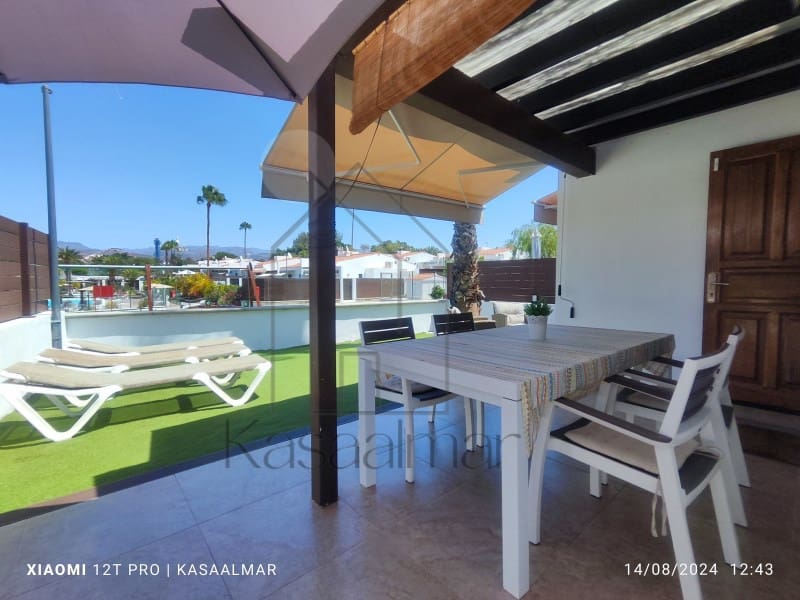 1 makuuhuone Bungalow vuokrattavana paikassa San Bartolome de Tirajana mukana uima-altaan - 1 200 € (Ref: 8489090)