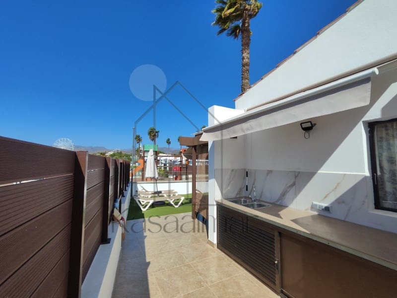 1 makuuhuone Bungalow vuokrattavana paikassa San Bartolome de Tirajana mukana uima-altaan - 1 200 € (Ref: 8489090)