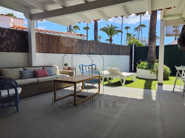 2 slaapkamer Bungalow te huur in Campo Internacional, San Bartolomé de Tirajana met zwembad garage - € 1.800 (Ref: 9648123)