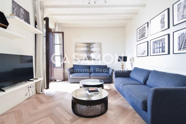 2 sovrum Lägenhet att hyra i La Barceloneta, Barcelona stad med pool - 3 800 € (Ref: 5738019)