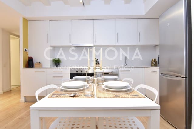 1 soverom Leilighet til leie i Sant Pere, Santa Caterina i La Ribera, Barcelona by med garasje - € 2 300 (Ref: 5738150)