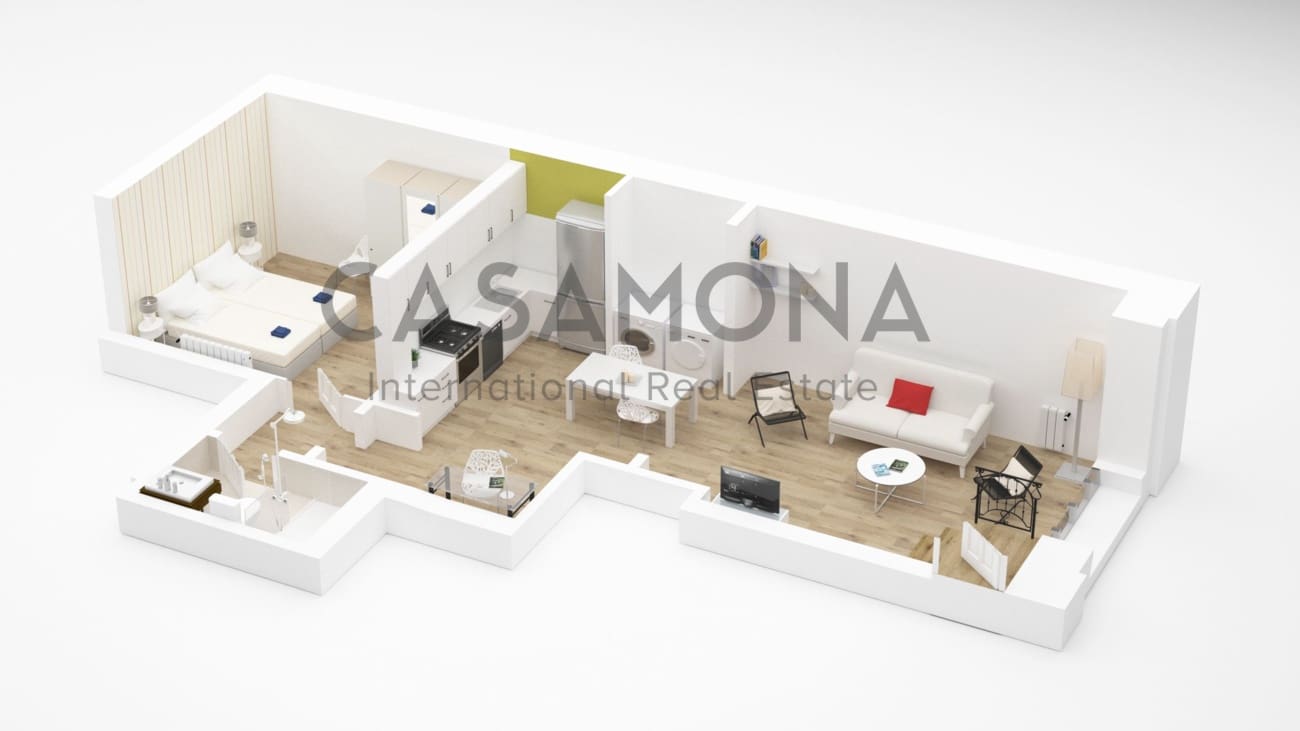 1 soverom Leilighet til leie i Barcelona by med garasje - € 2 300 (Ref: 5738150)