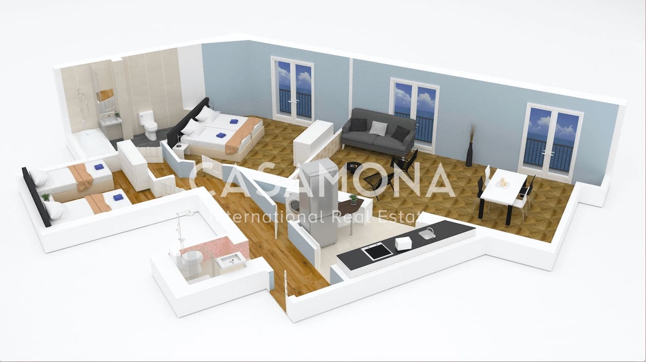 2 sypialnia Apartament do wynajęcia w Miasto Barcelona - 4 500 € (Ref: 5738160)