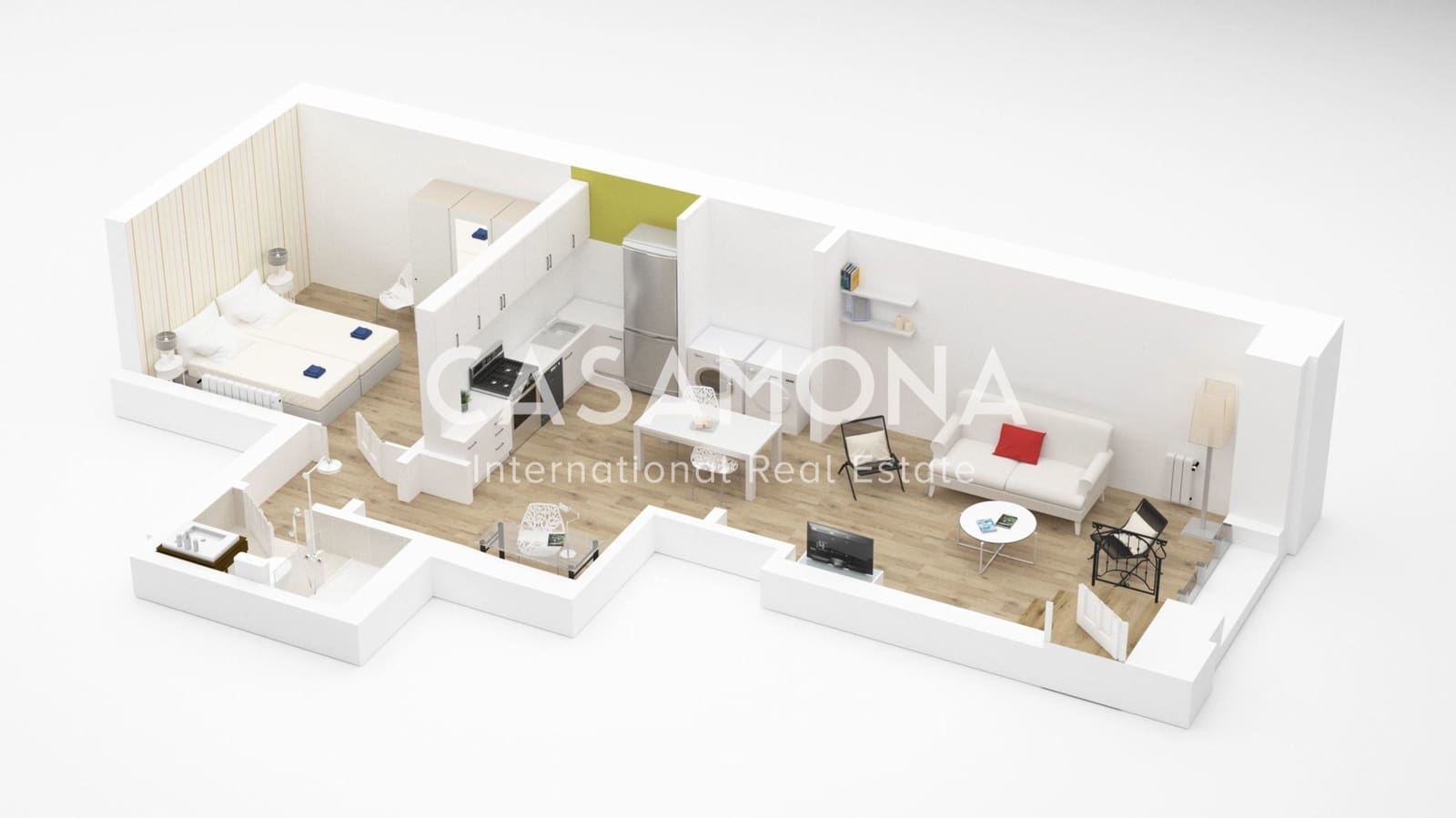 1 sovrum Lägenhet att hyra i Barcelona stad med pool - 2 800 € (Ref: 5738349)