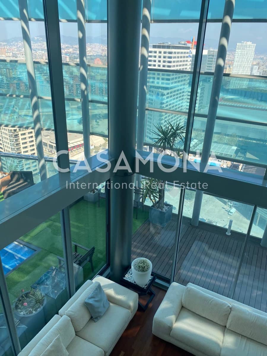 4 soveværelse Penthouse til salg i Barcelona by med swimmingpool garage - € 3.800.000 (Ref: 6015537)