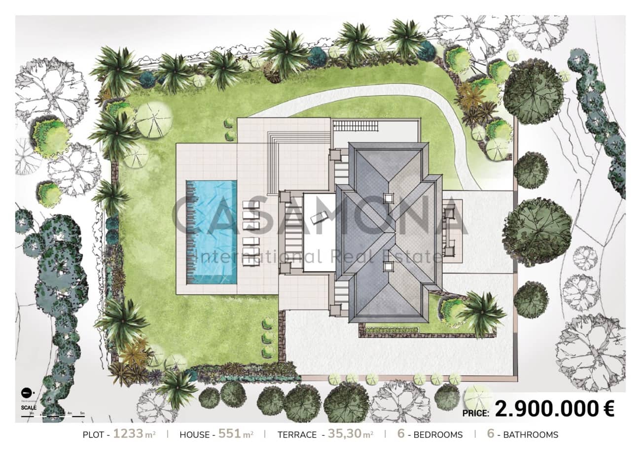 6 bedroom Villa for sale in Marbella with pool garage - € 2,700,000 (Ref: 6215482)