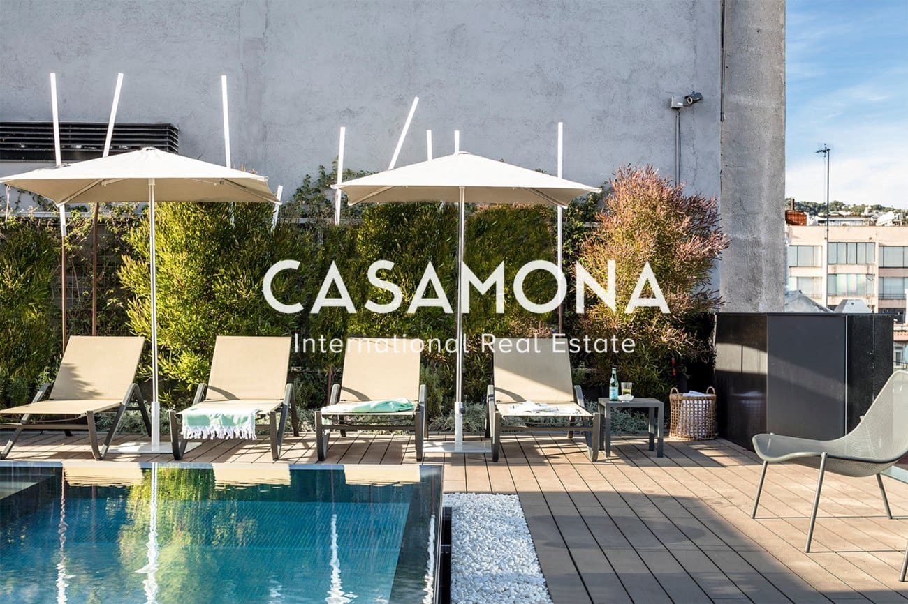 4 soveværelse Lejlighed til leje i Barcelona by med swimmingpool garage - € 9.000 (Ref: 6326431)