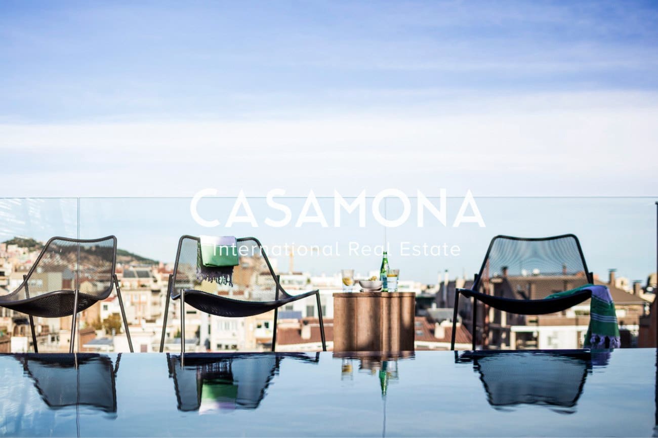 4 soveværelse Lejlighed til leje i Barcelona by med swimmingpool garage - € 9.000 (Ref: 6326431)