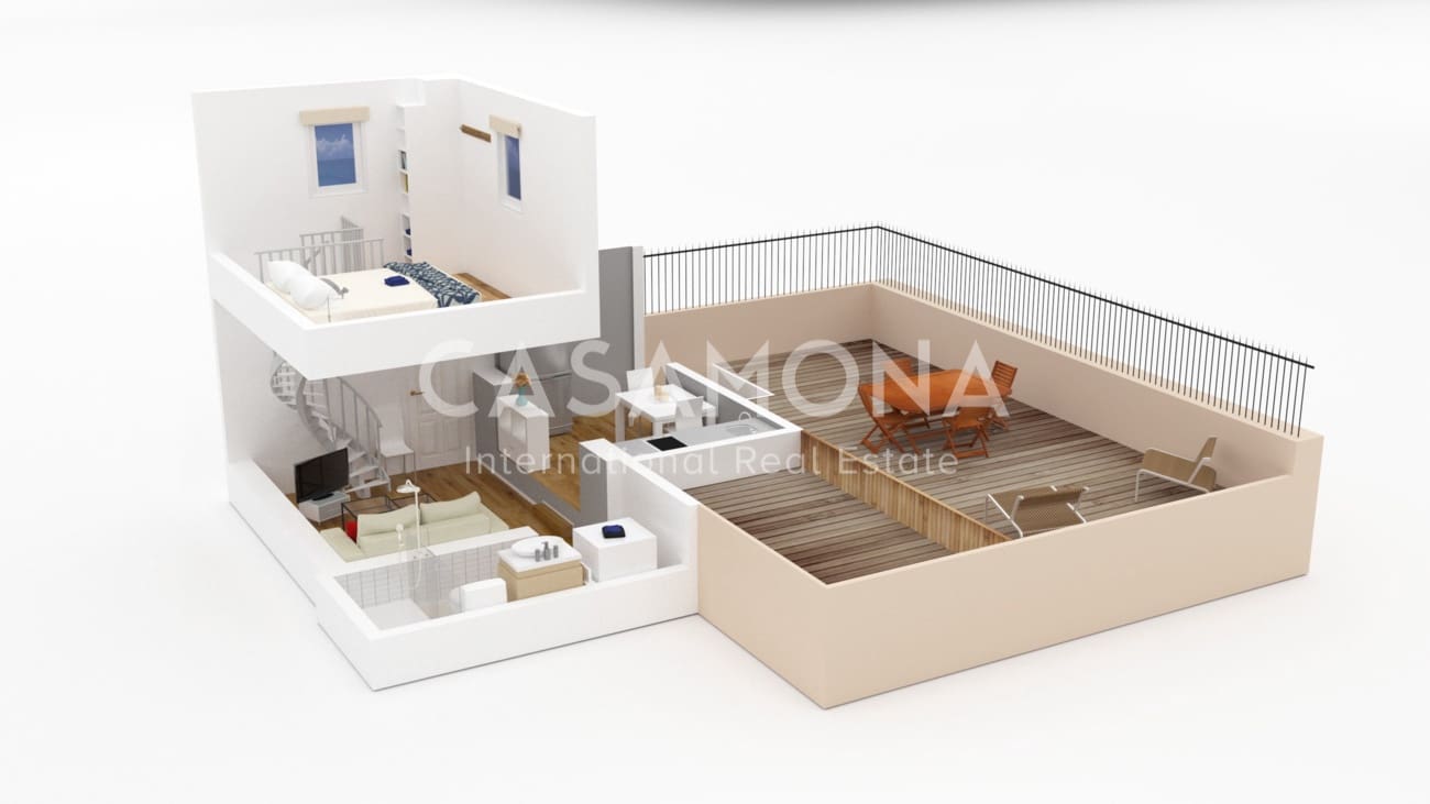 1 makuuhuone Huoneisto vuokrattavana paikassa Barcelona kaupunki mukana 
autotalli - 3 000 € (Ref: 6932950)