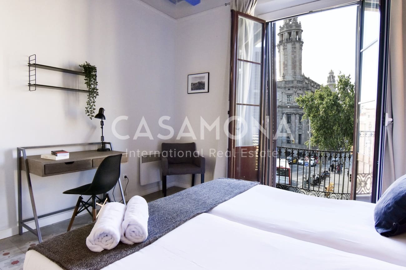 2 sovrum Lägenhet att hyra i Barcelona stad med garage - 3 800 € (Ref: 6932951)