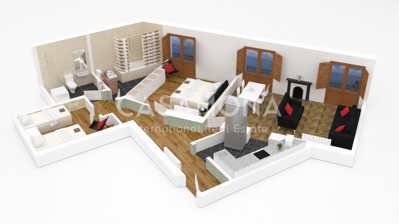 2 soveværelse Lejlighed til leje i Barcelona by med garage - € 3.800 (Ref: 6932952)