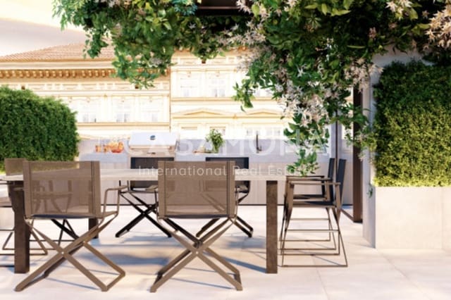 Appartement de 2 chambres à louer à La Dreta de L'Eixample, Barcelone ville avec piscine - 7 100 € (Ref: 7017606)