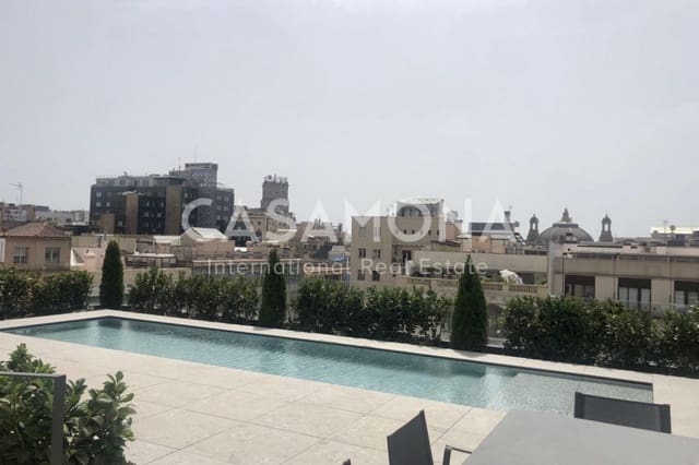 Appartement de 2 chambres à louer à La Dreta de L'Eixample, Barcelone ville avec piscine - 7 100 € (Ref: 7017606)