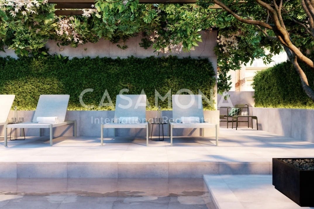 2 slaapkamer Appartement te huur in Barcelona stad met zwembad - € 4.250 (Ref: 7017609)