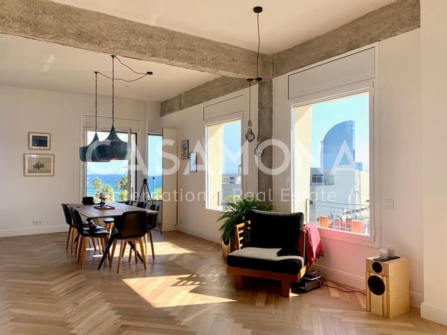 Appartement de 3 chambres à louer à La Barceloneta, Barcelone ville - 10 000 € (Ref: 7222539)