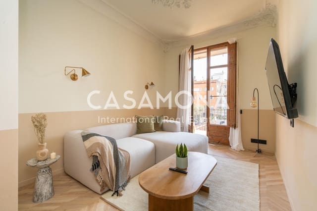 1 slaapkamer Appartement te huur in L'Antiga Esquerra de L'Eixample, Barcelona stad - € 2.000 (Ref: 7924862)