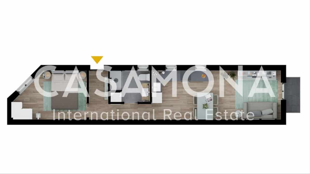 1 soveværelse Lejlighed til salg i Barcelona by - € 299.000 (Ref: 7924867)